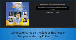 Desktop Screenshot of livingluminaries.com